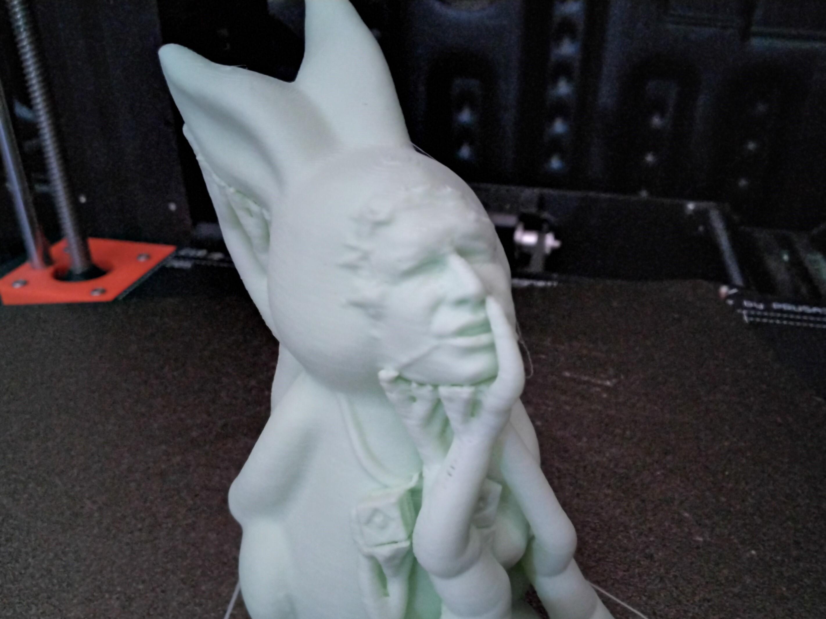 Easter Han Carbonite bunny with Dice 3d model