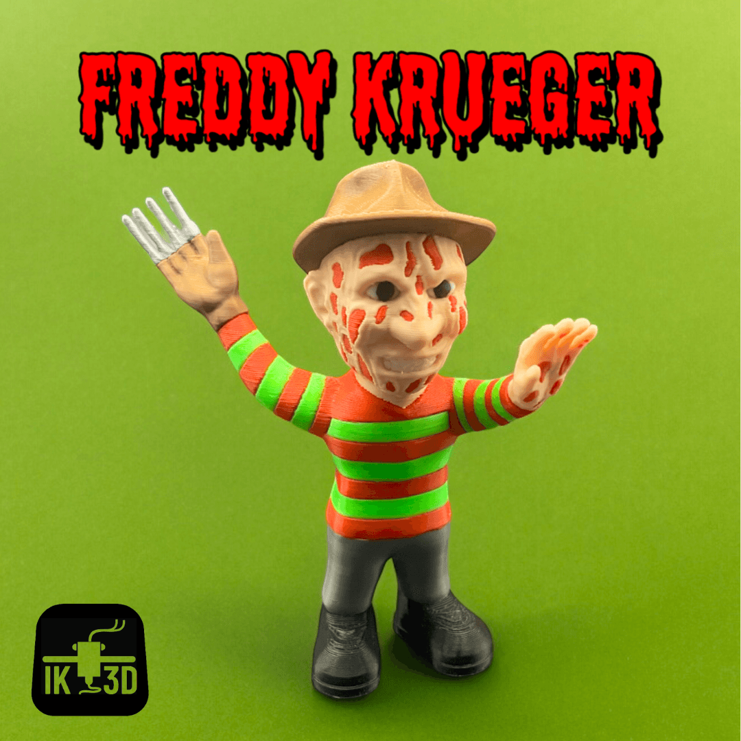 Freddy Krueger Nightmare on Elm Street / Horror Mini / 3MF Included / No Supports 3d model