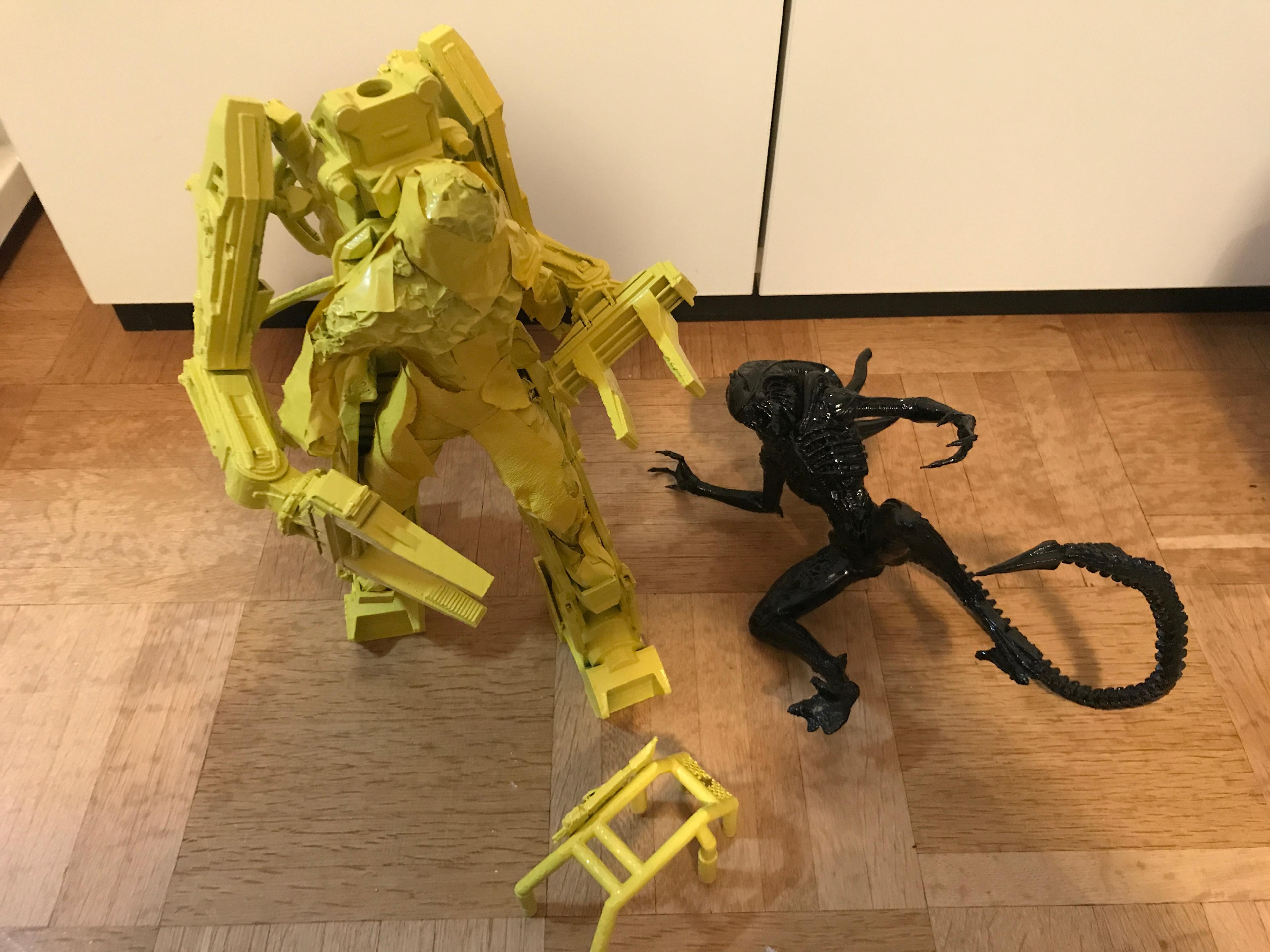 Alien vs Powerloader 3d model