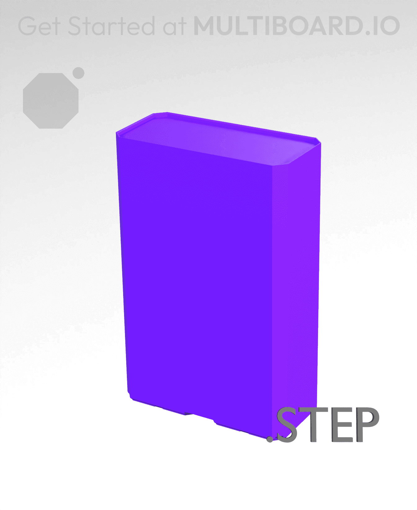 2x1x3 - Multibin Insert - STEP Remixing File 3d model