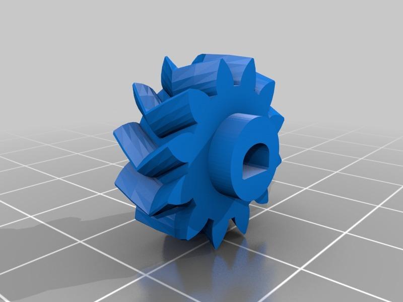 Venetian Blind Servo gears 3d model