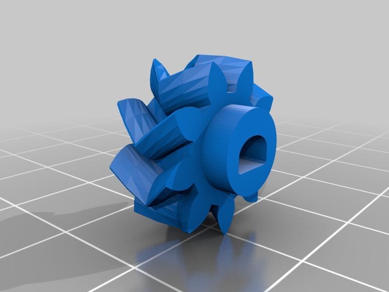 Venetian Blind Servo gears 3d model