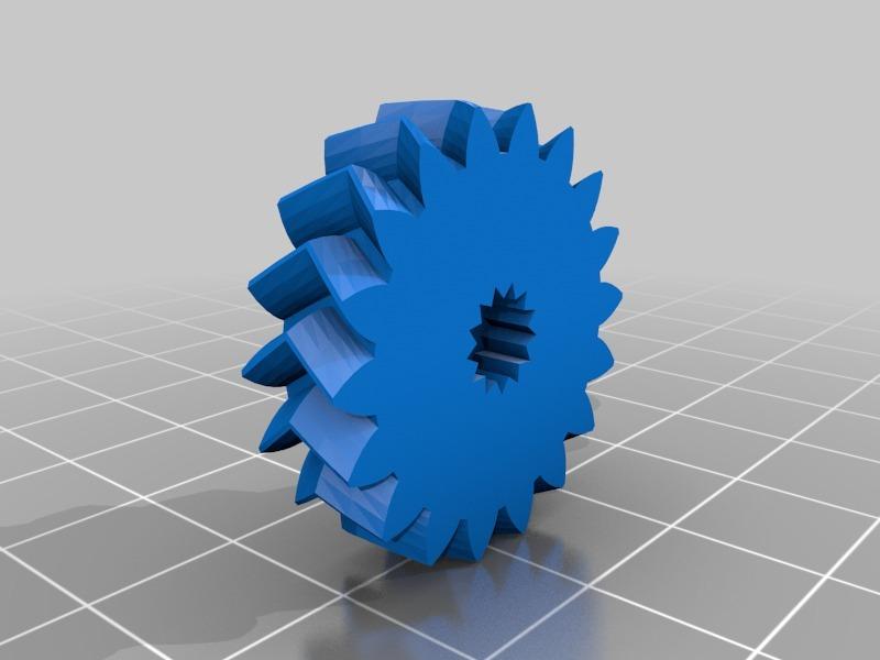 Venetian Blind Servo gears 3d model