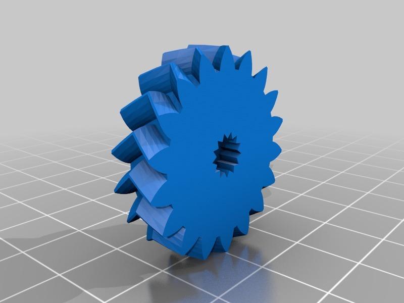 Venetian Blind Servo gears 3d model