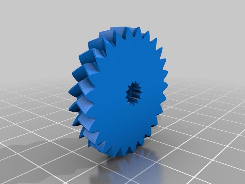 Venetian Blind Servo gears 3d model