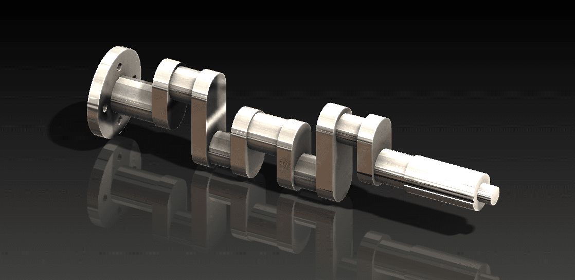 Crank Shaft - Crankshaft - 3d model