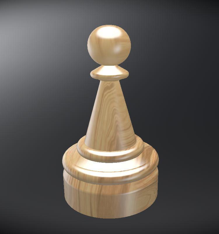 Chess Pawn 3d model