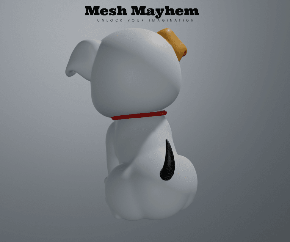 Mesh Mayhem Puppy 3d model