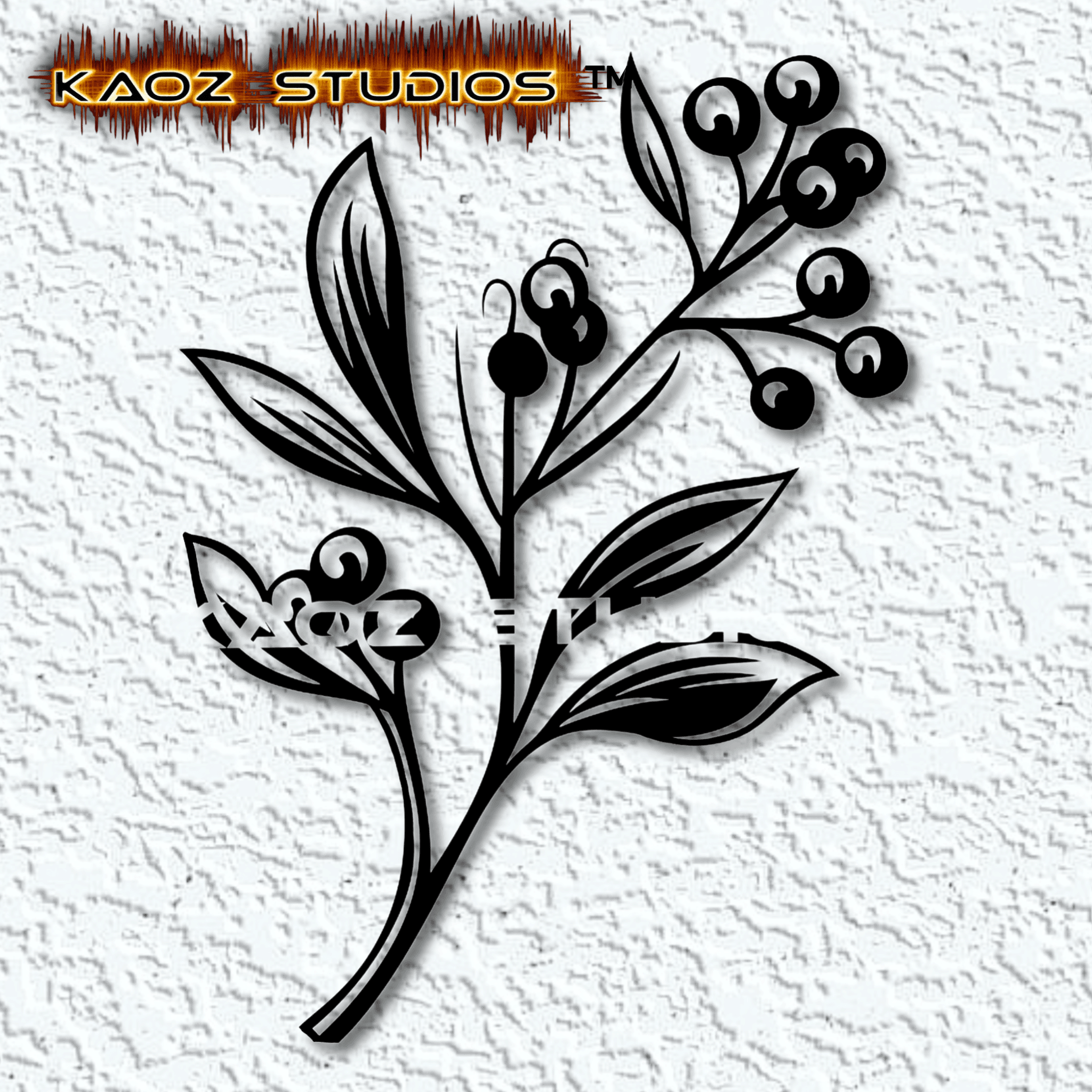 mistletoe wall art mistletoe sprig wall decor Christmas decoration 3d model