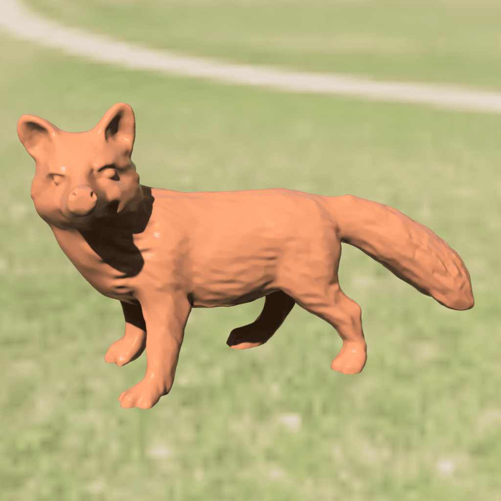 Fox 3d model