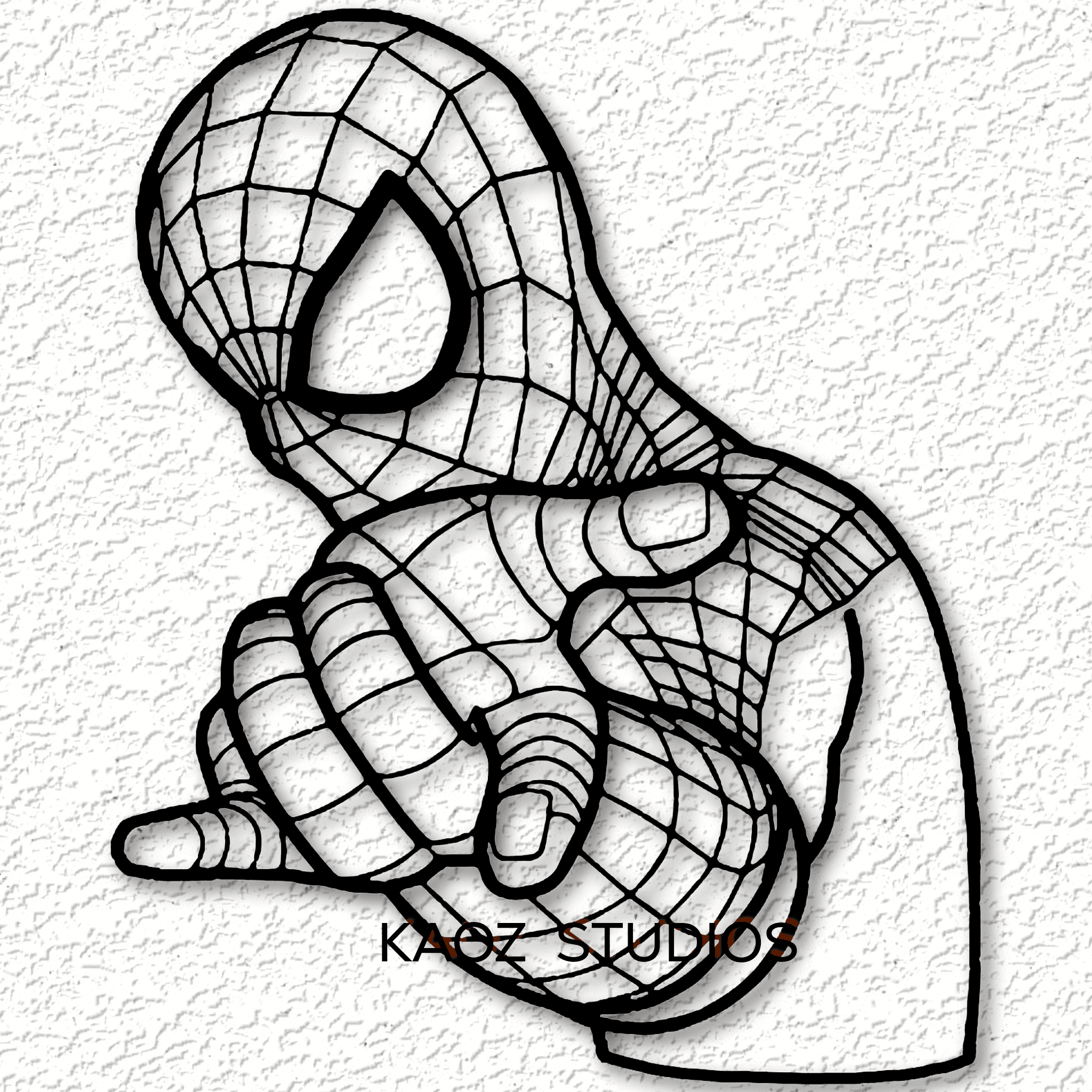 spiderman wall art spider man wall decor spiderverse decoration 3d model