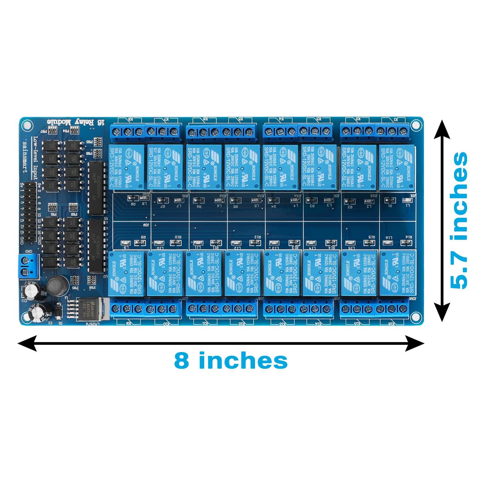 16-Channel Relay Board Mockup 3d model