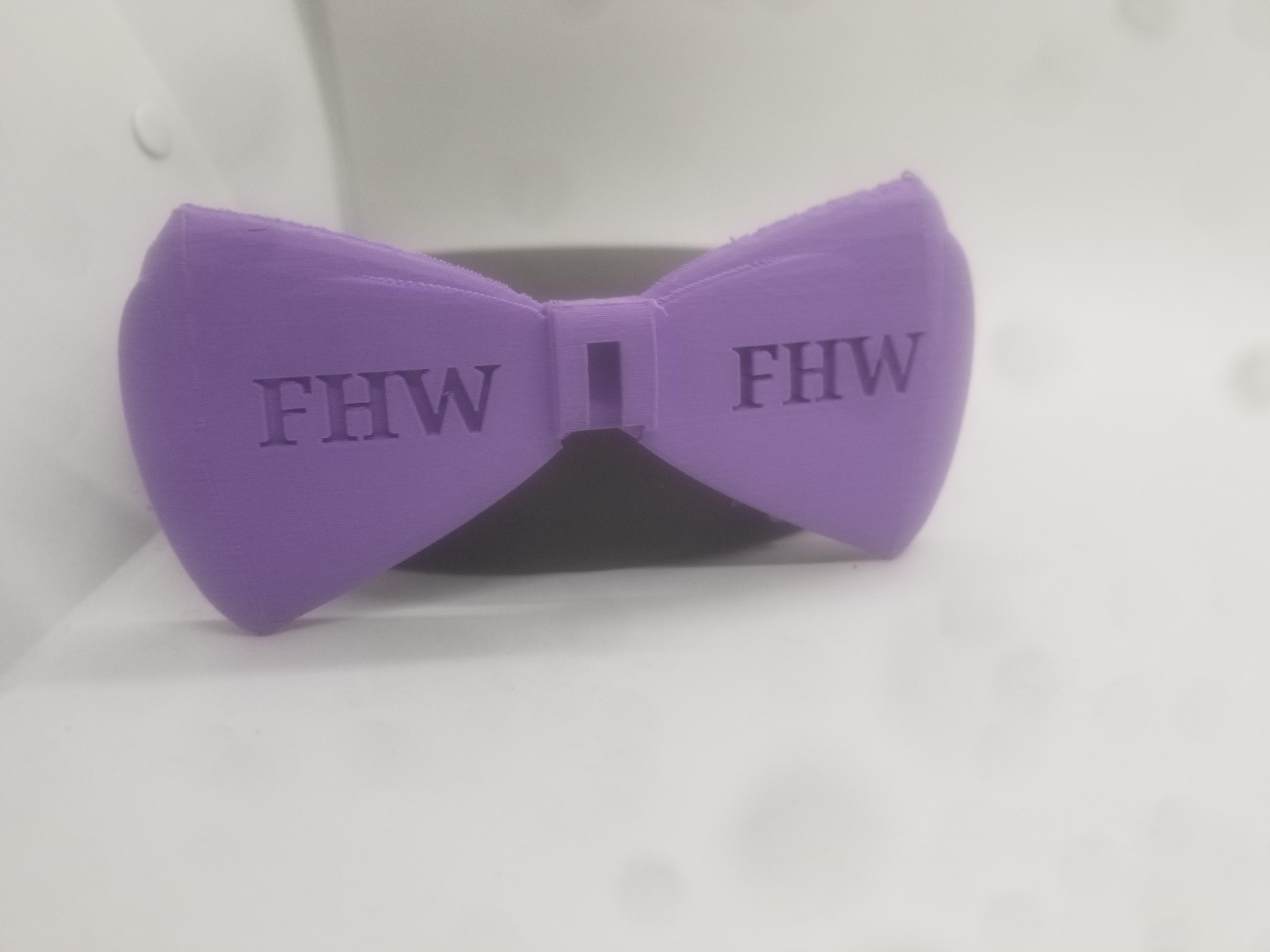 FHW: Bowtie bent v1. 3 buckle 3d model