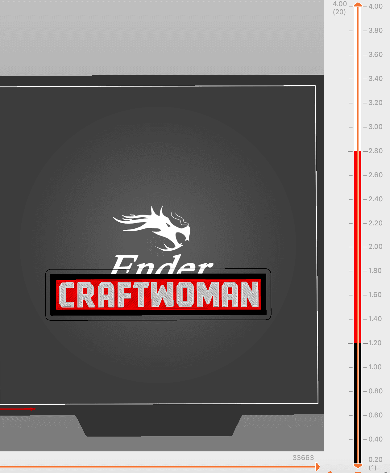 CraftWoman Name Plate 3d model