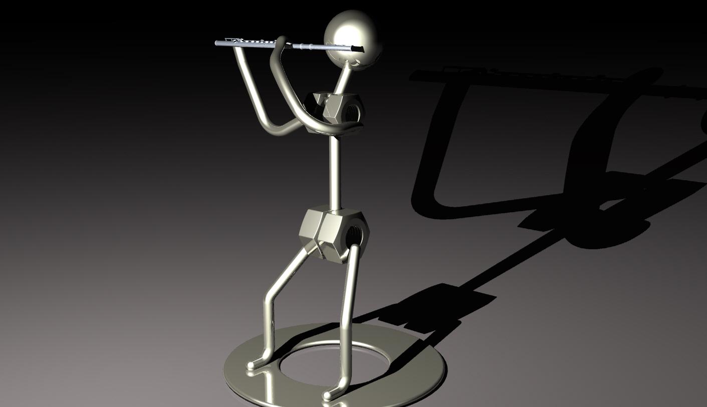 Flautist.stl 3d model