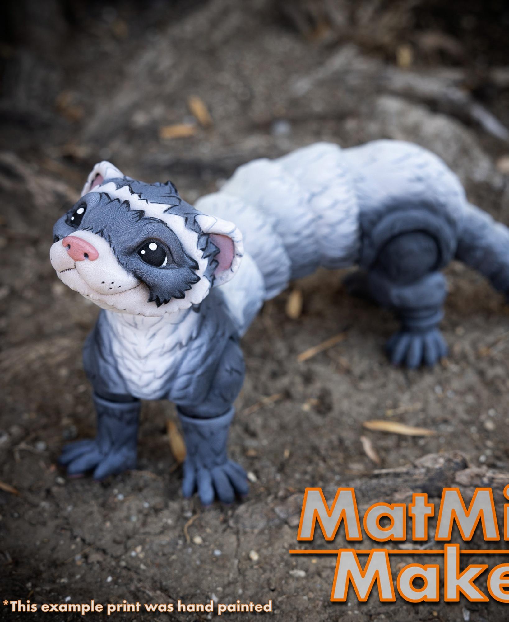 Ferret - Articulated Figure 3d model