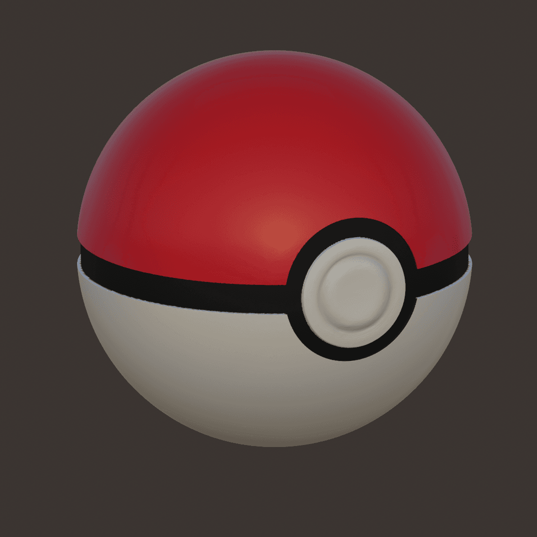 pokeball 3d model