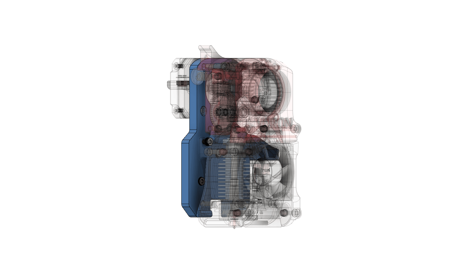 Afterburner Creality Adaptor Bltouch 3d model