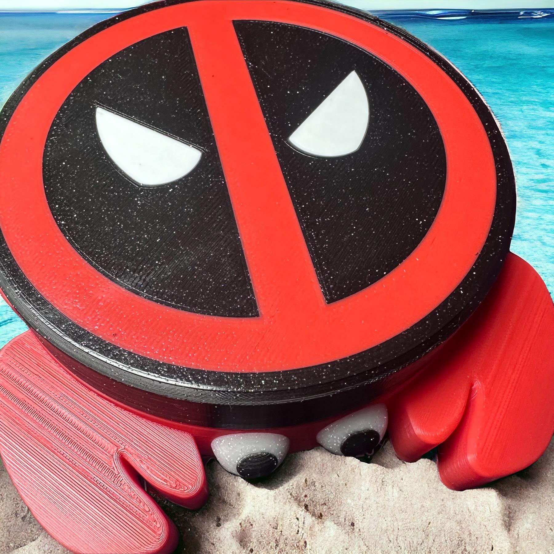 Portable Sandbox with Locking lid - Batman, Deadpool, series 3d model