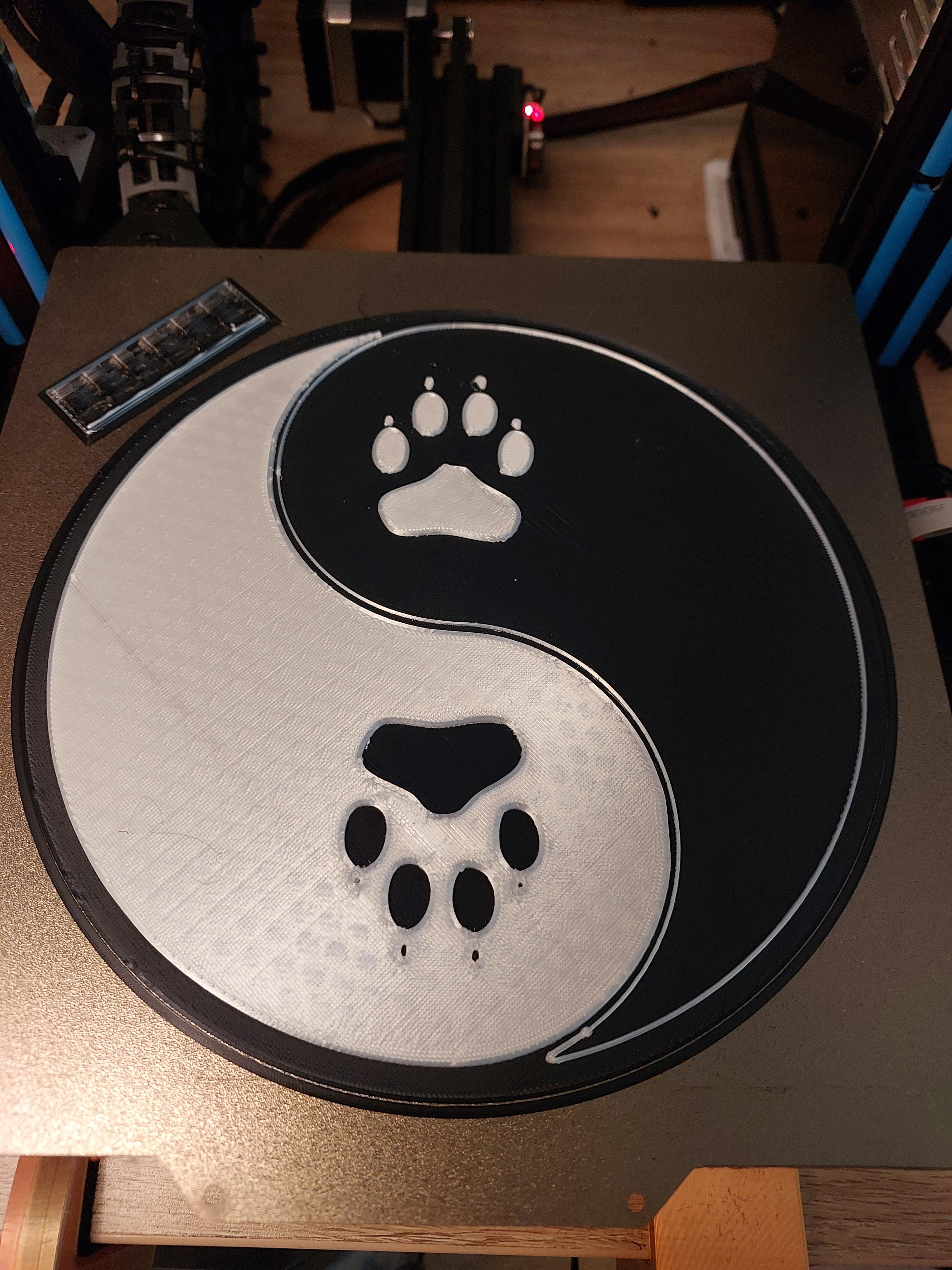 Yin Yang Paws 3d model