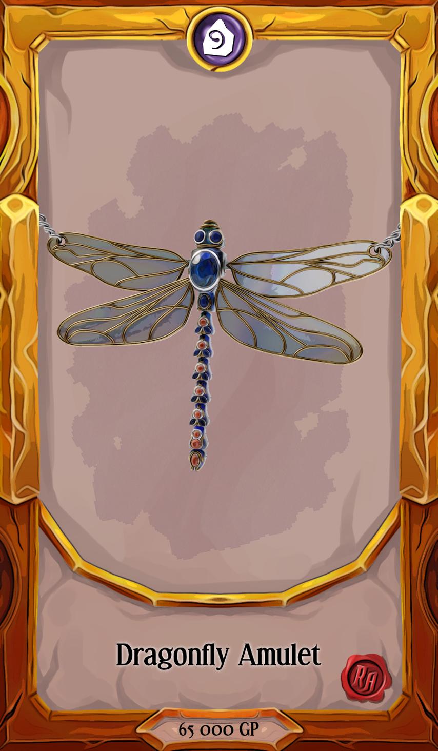 Dragonfly Amulet 3d model