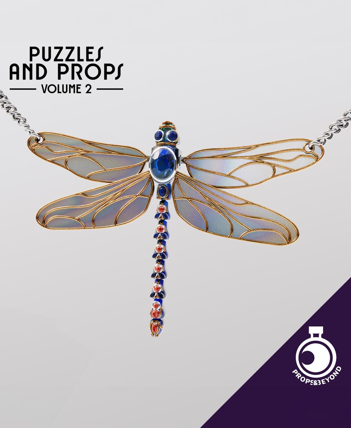 Dragonfly Amulet 3d model