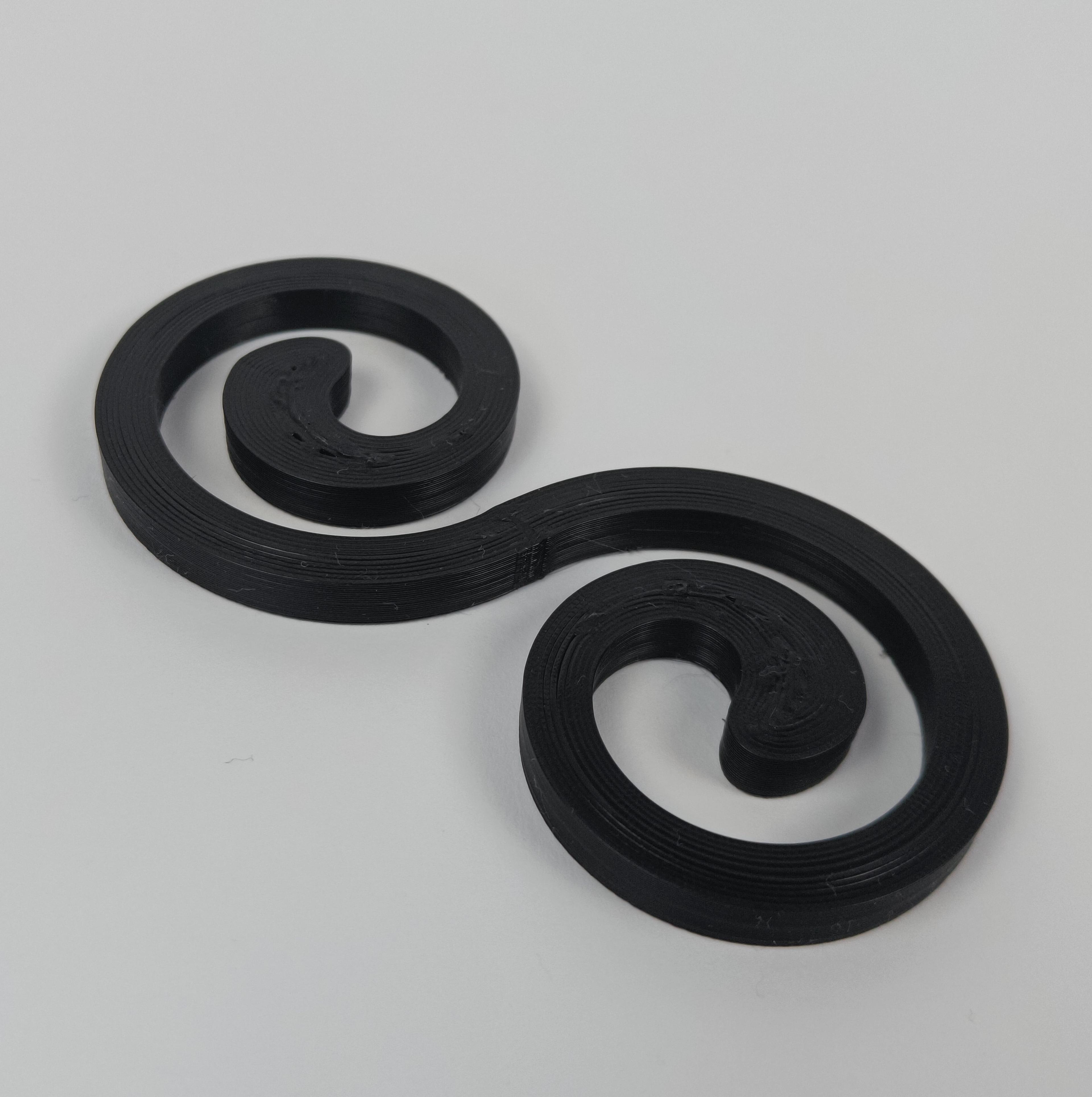 Interlocking Yin and Yang Hook 3d model