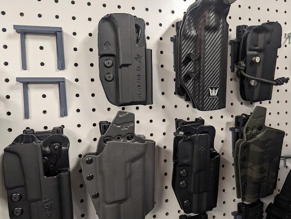 PegBoard Holster Display Mount 3d model