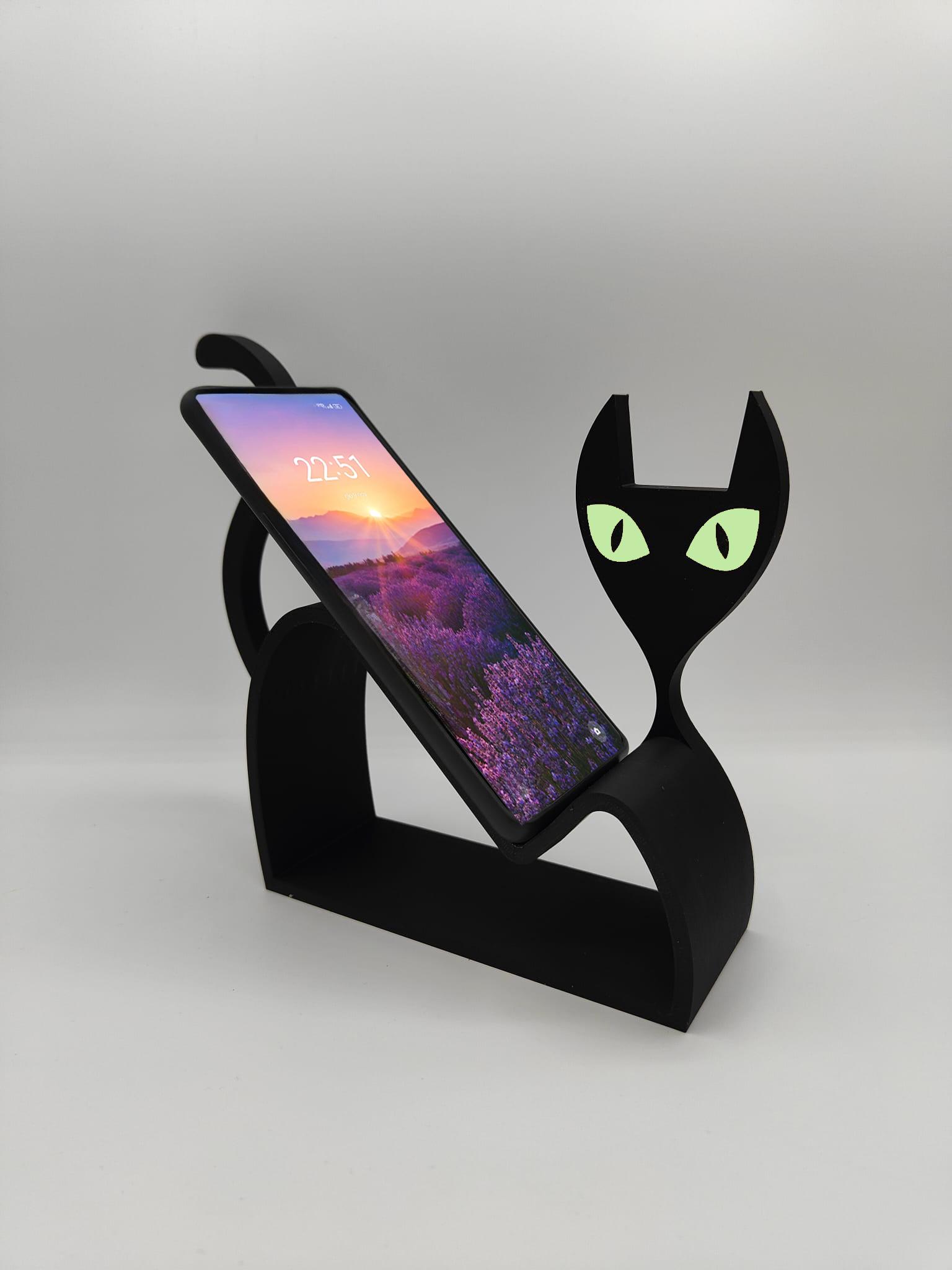 Cat Phone Stand 3d model