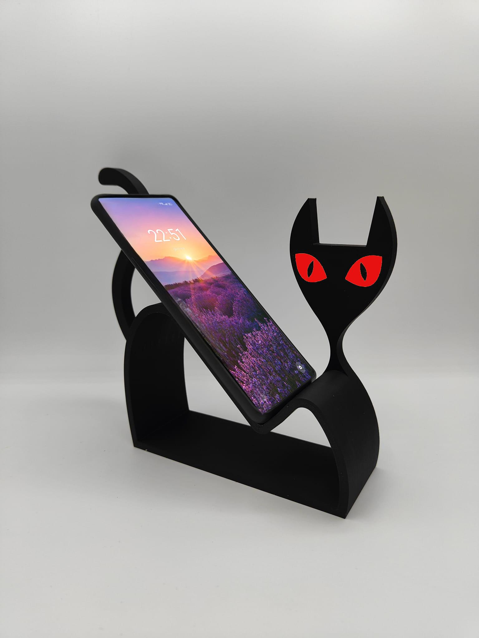 Cat Phone Stand 3d model