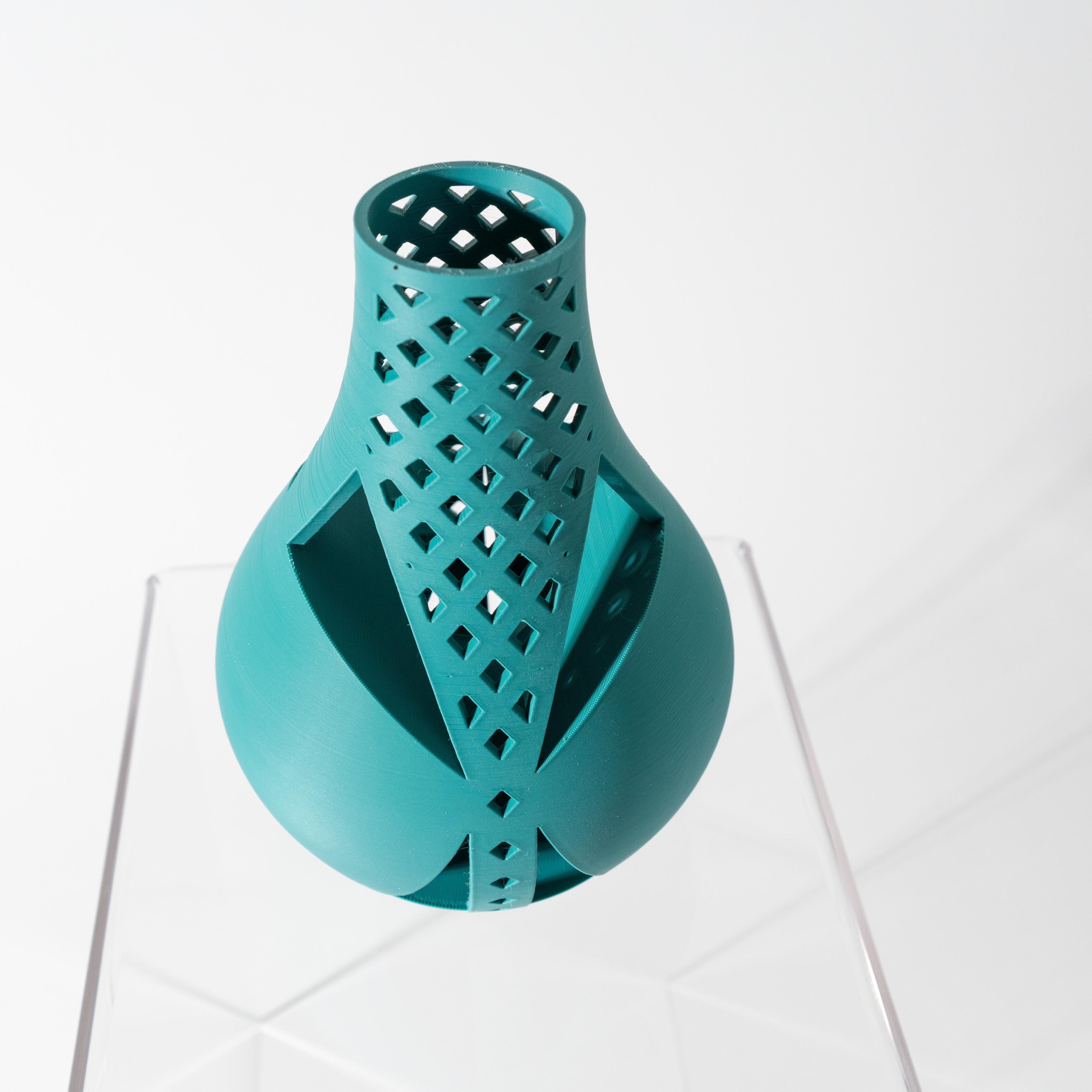 The Arin Vase, Modern and Unique Home Decor for Dried and Preserved Flower Arrangement  | STL File 3d model