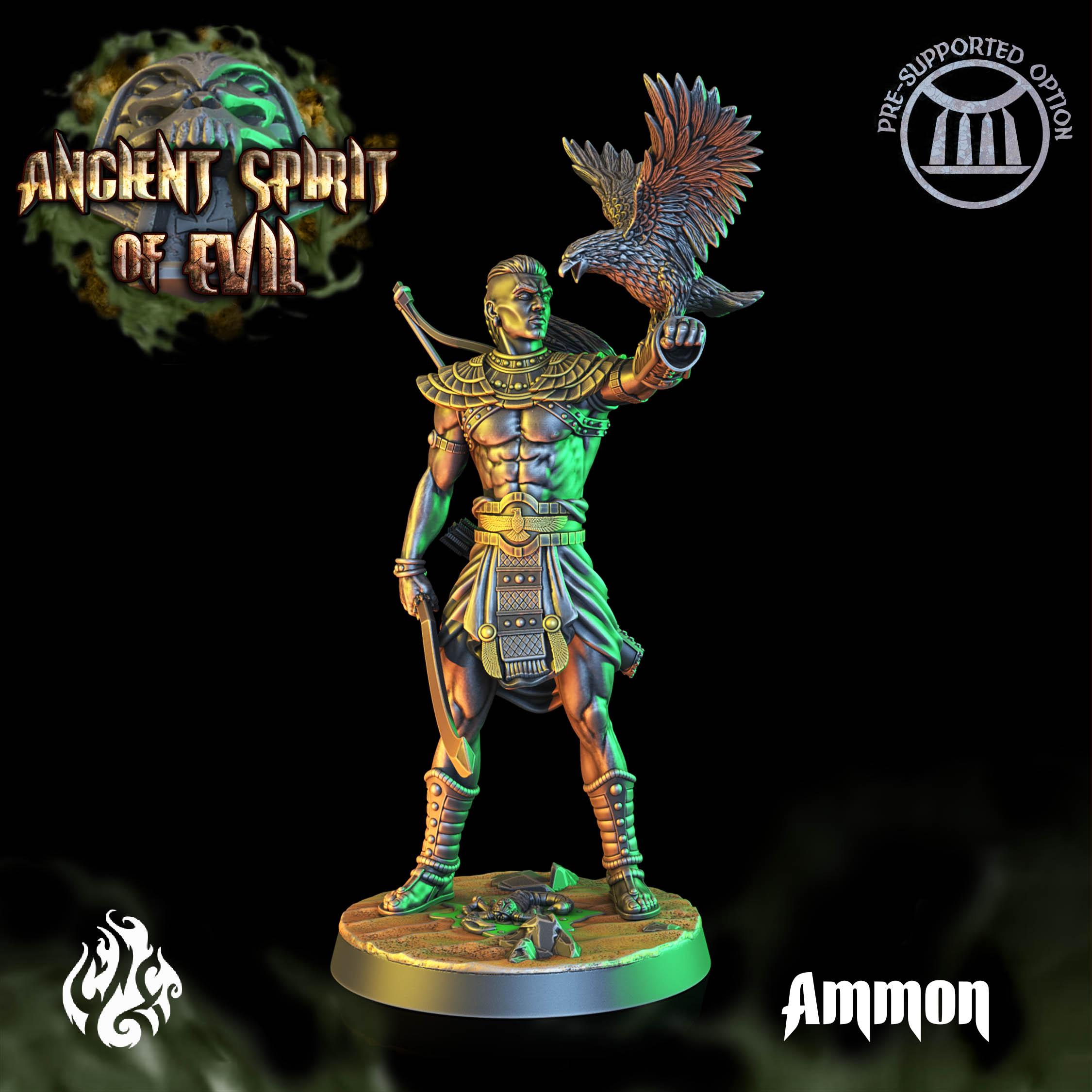 Ammon the Eagle Warrior 3d model