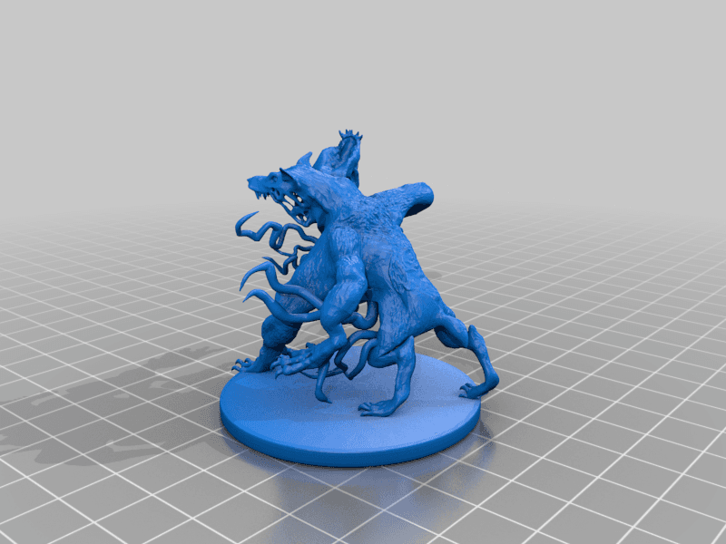 Erupting Dreadwolf 3d model