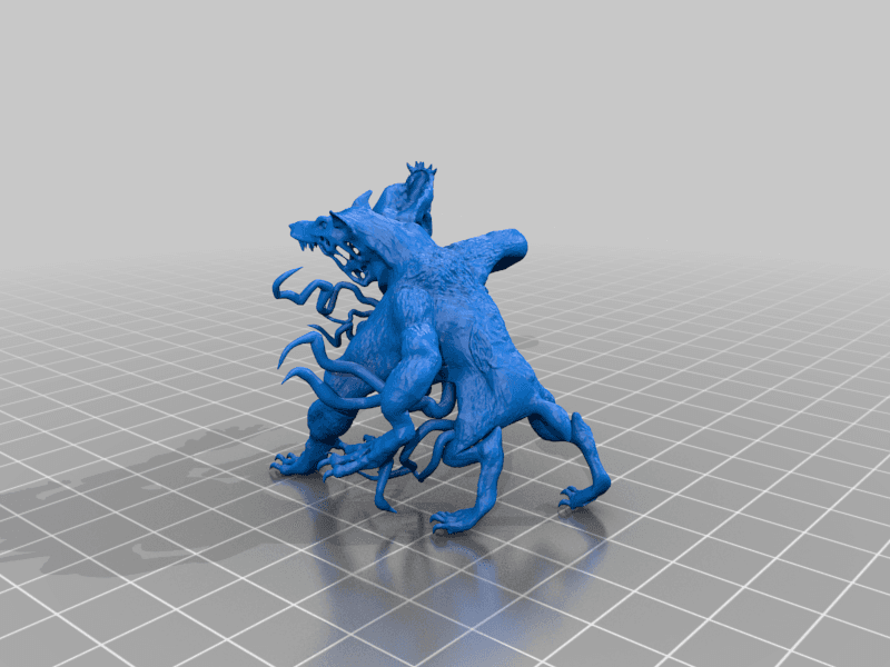 Erupting Dreadwolf 3d model