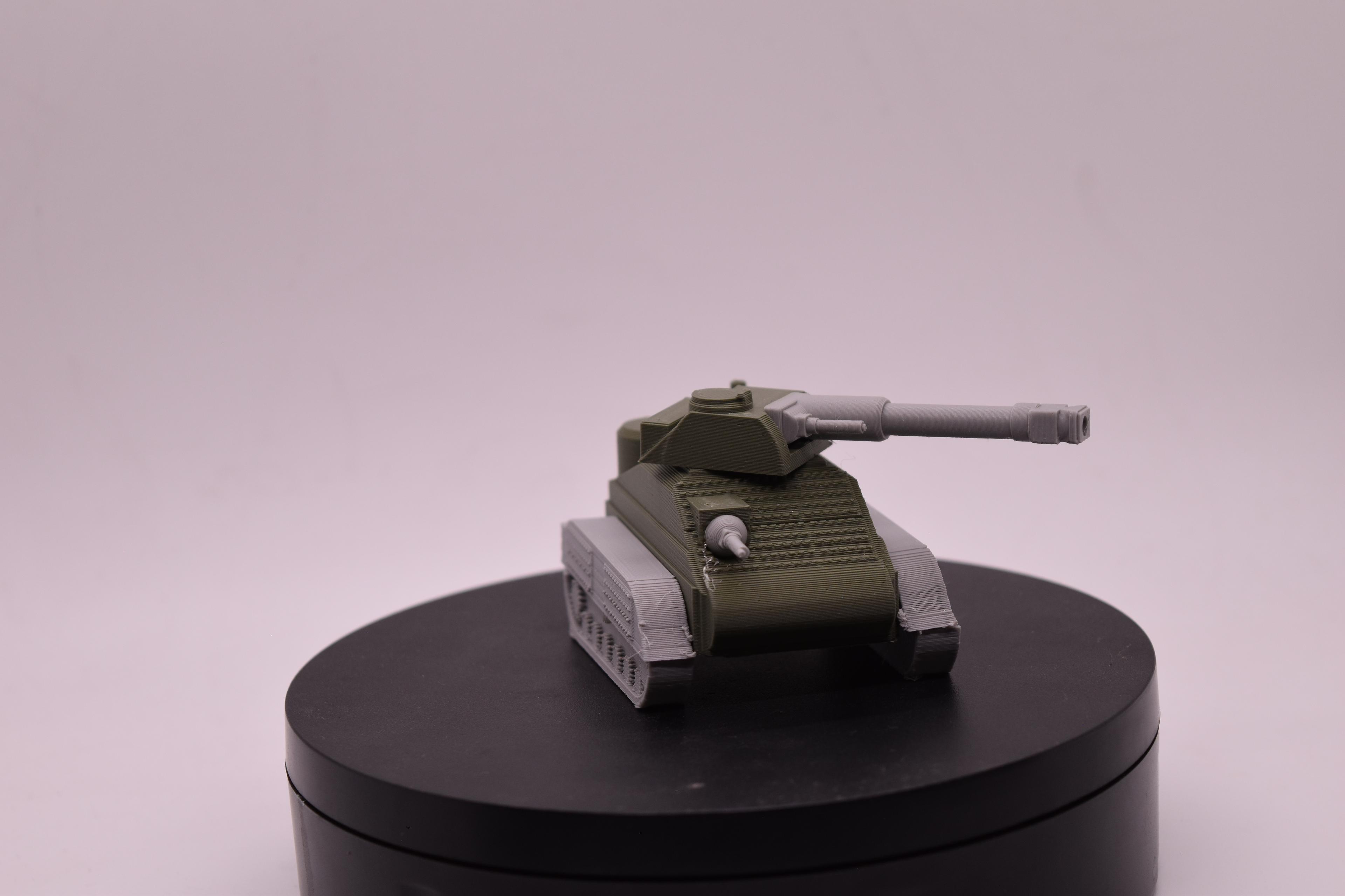 FHW: Chovel Tank prototype (Sherman tank) (BoD) 3d model