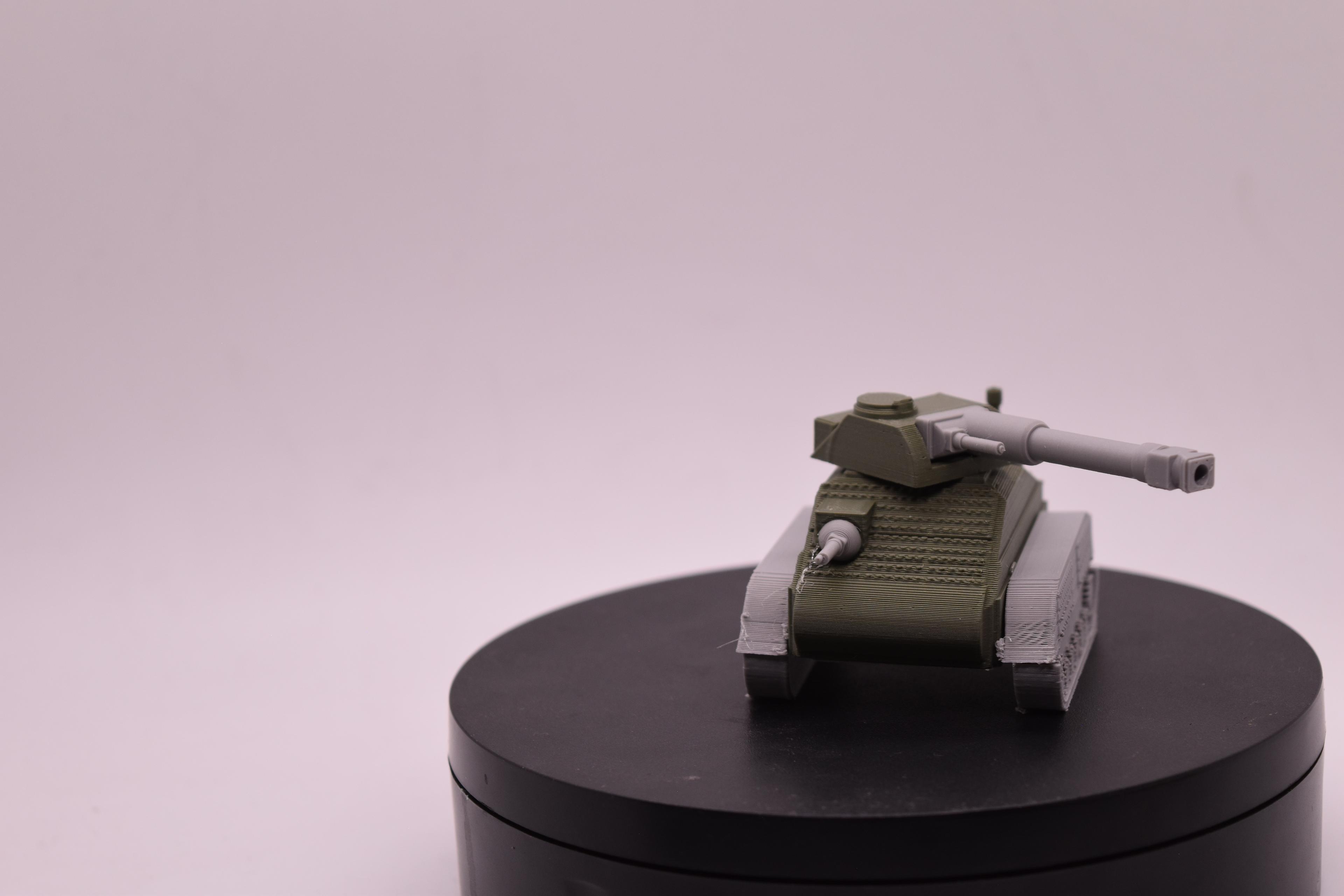 FHW: Chovel Tank prototype (Sherman tank) (BoD) 3d model