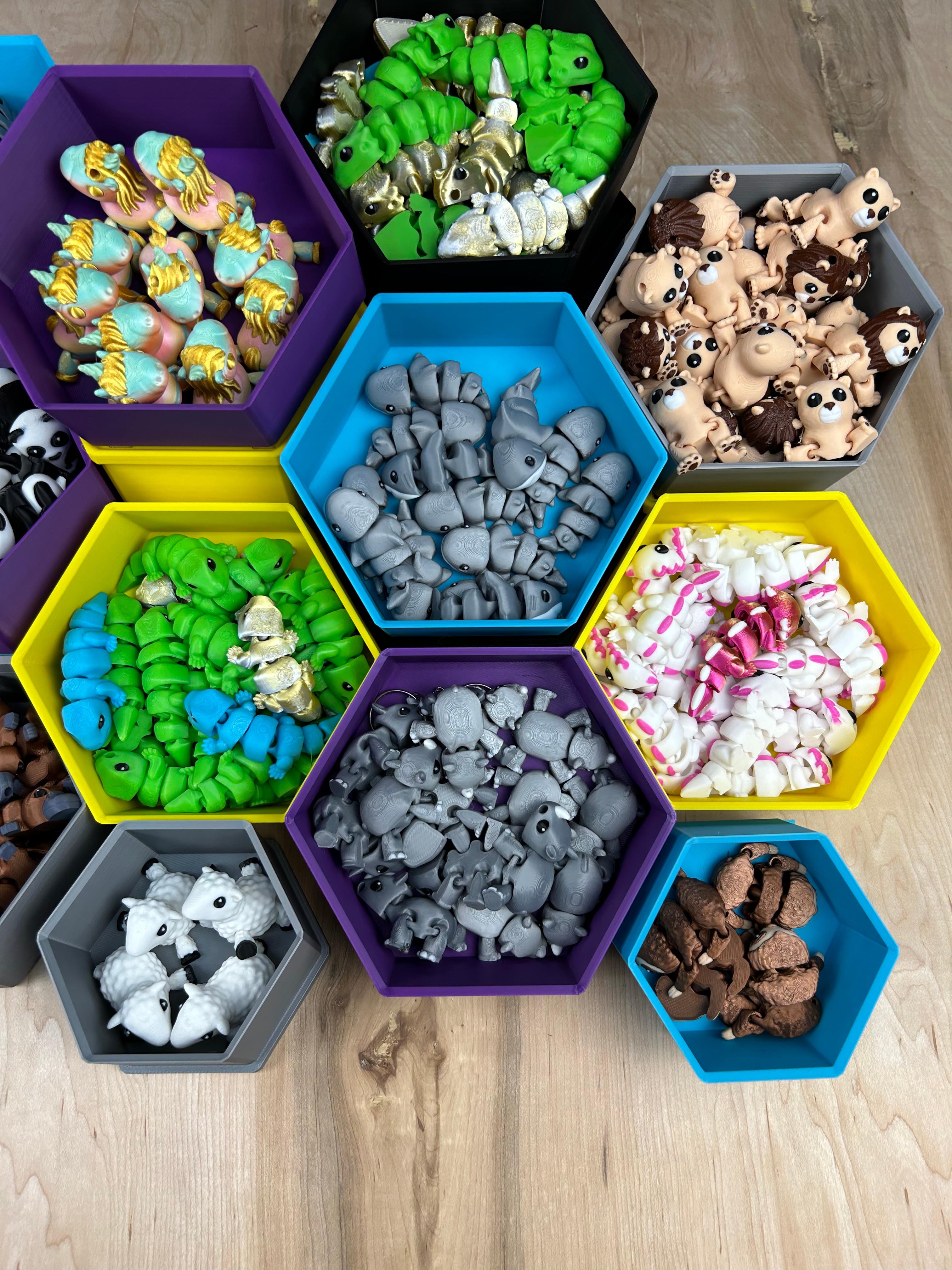 HexBin System 3d model