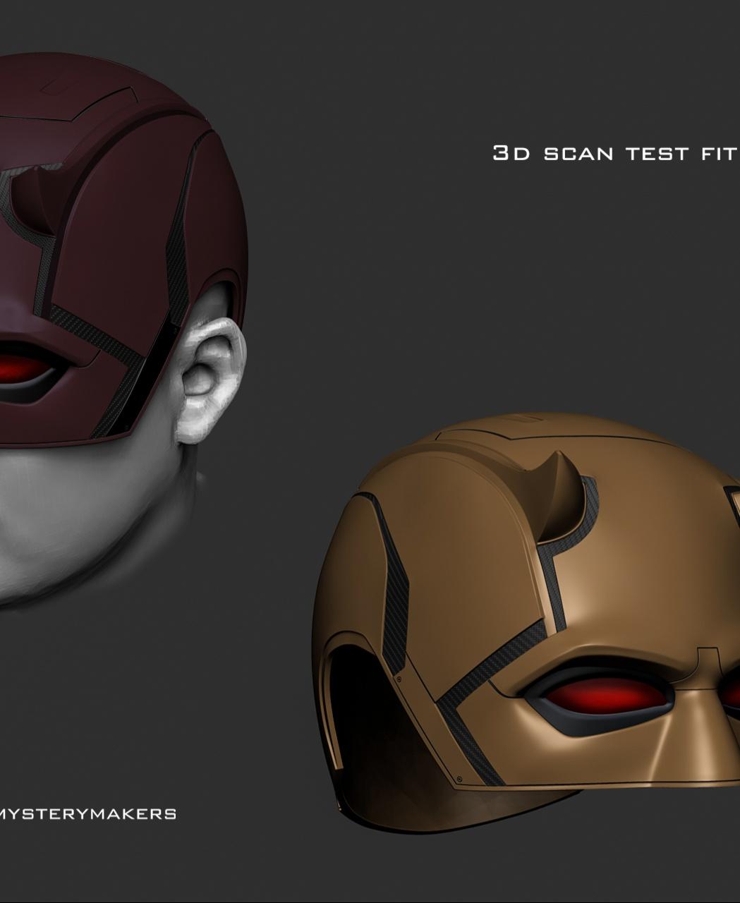 Daredevil cowl 3d model