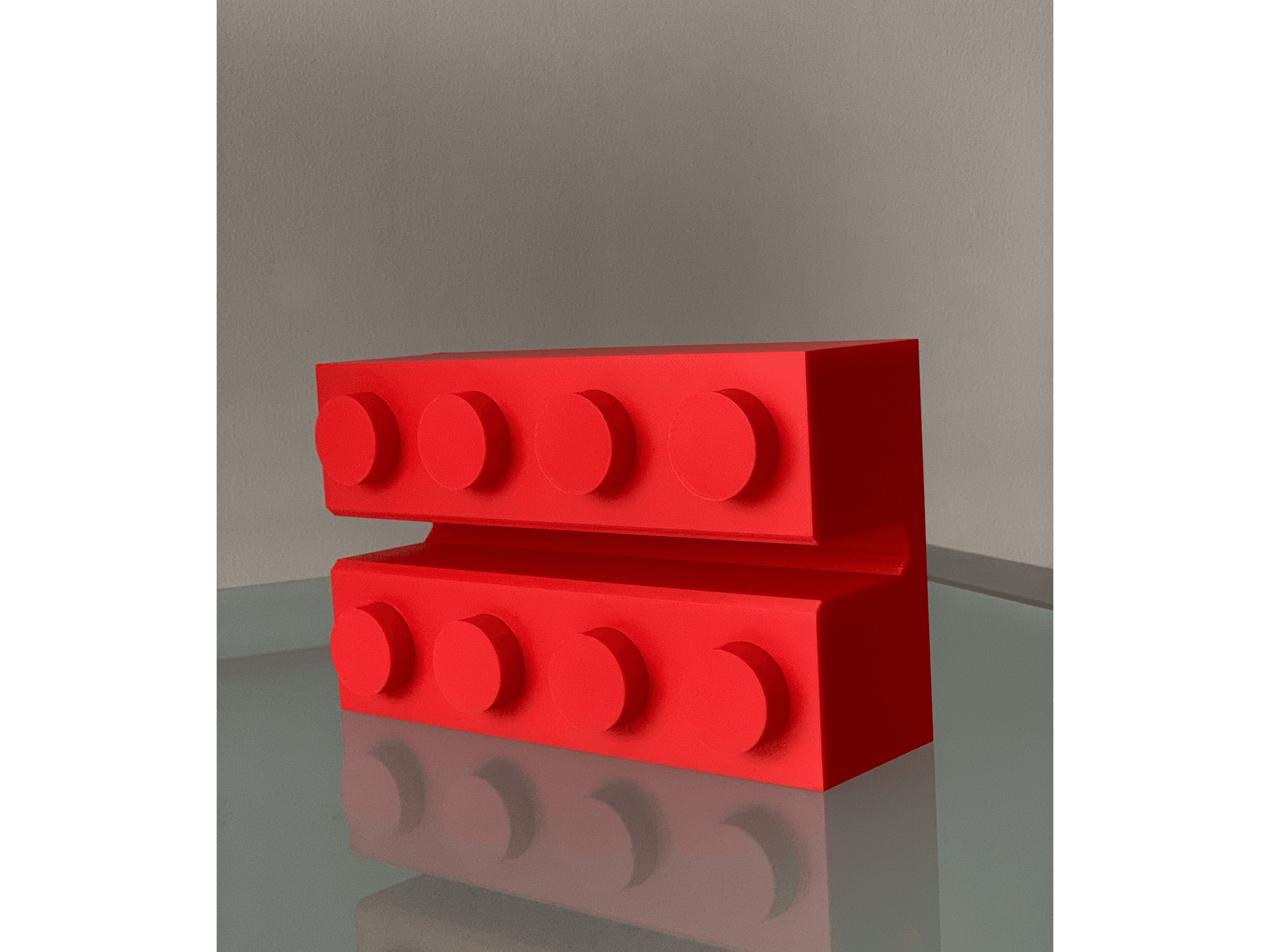 Brick Vertical Laptop Stand 3d model