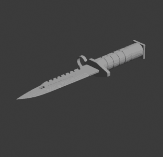 M9 Bayonet CSGO 3d model