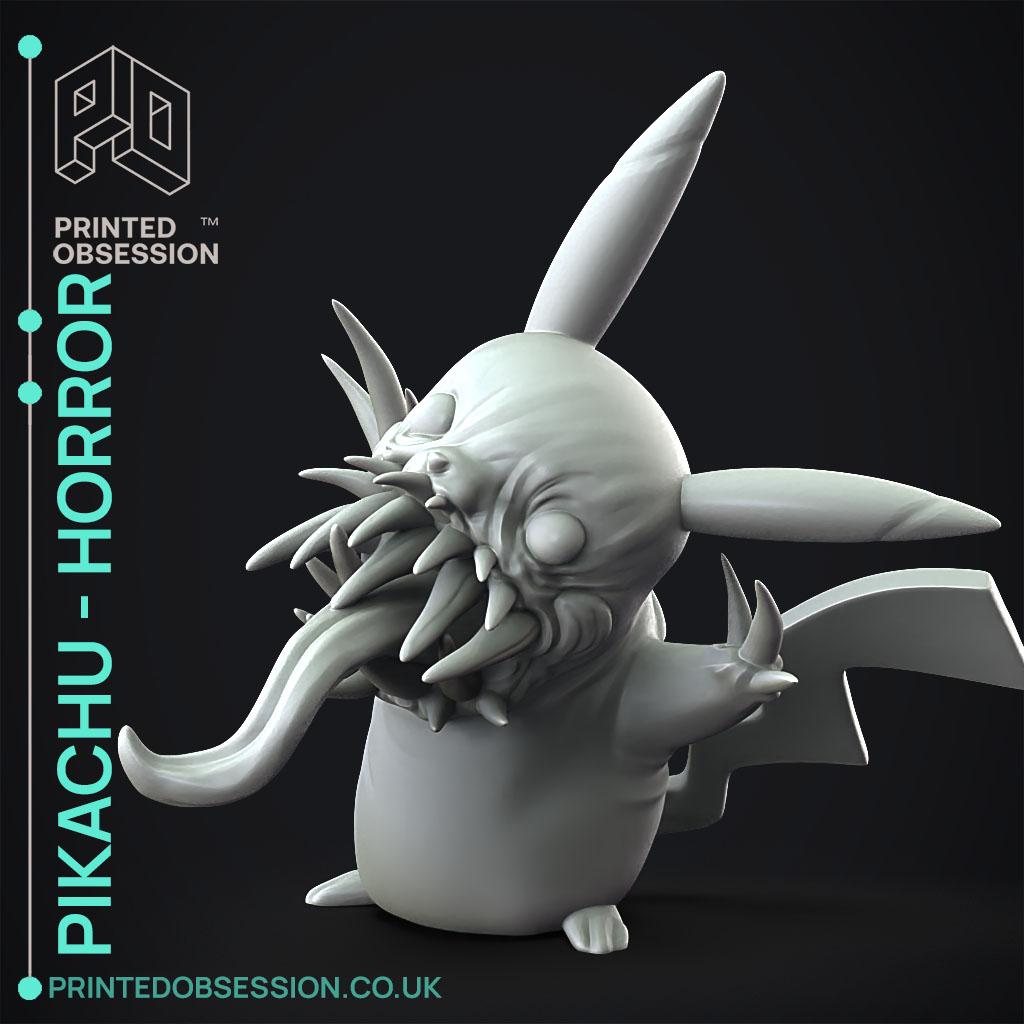 Pikachu Horror - Pokemon - Fan Art 3d model