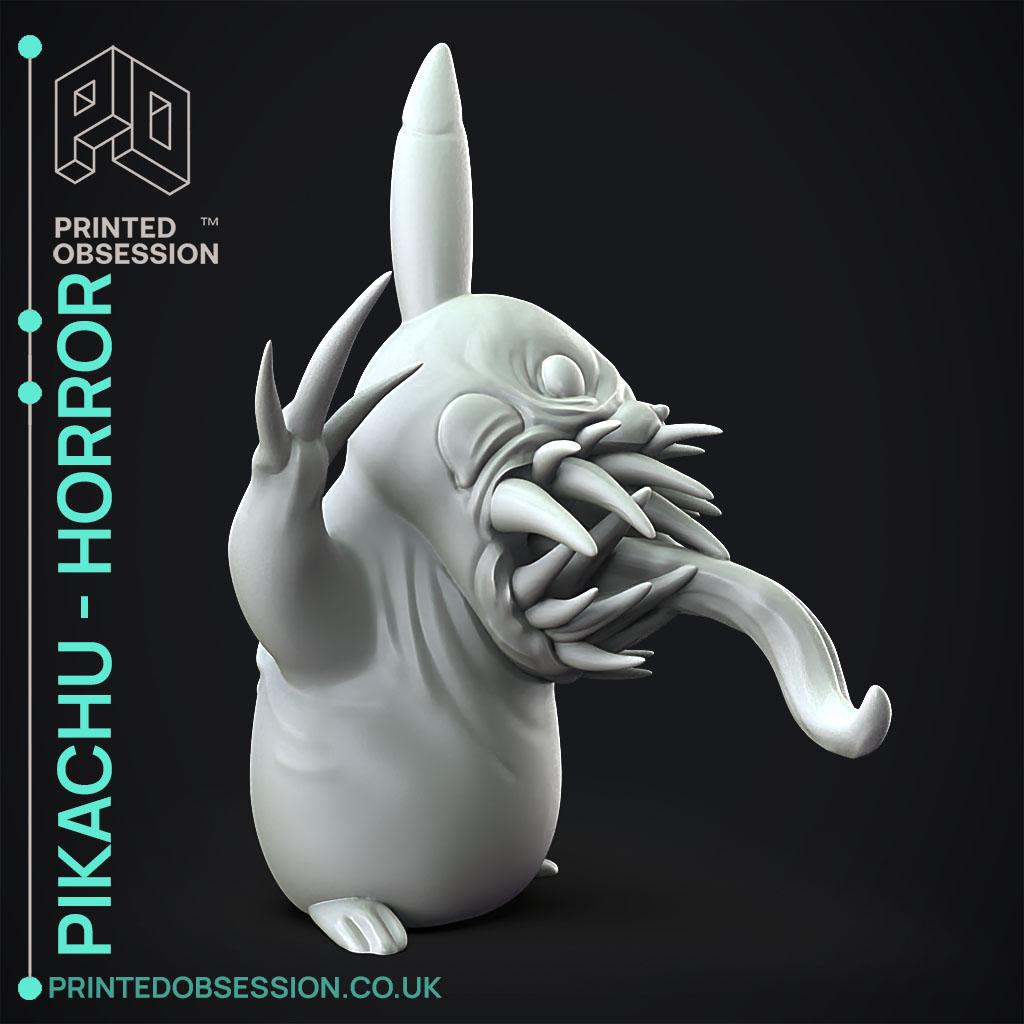 Pikachu Horror - Pokemon - Fan Art 3d model