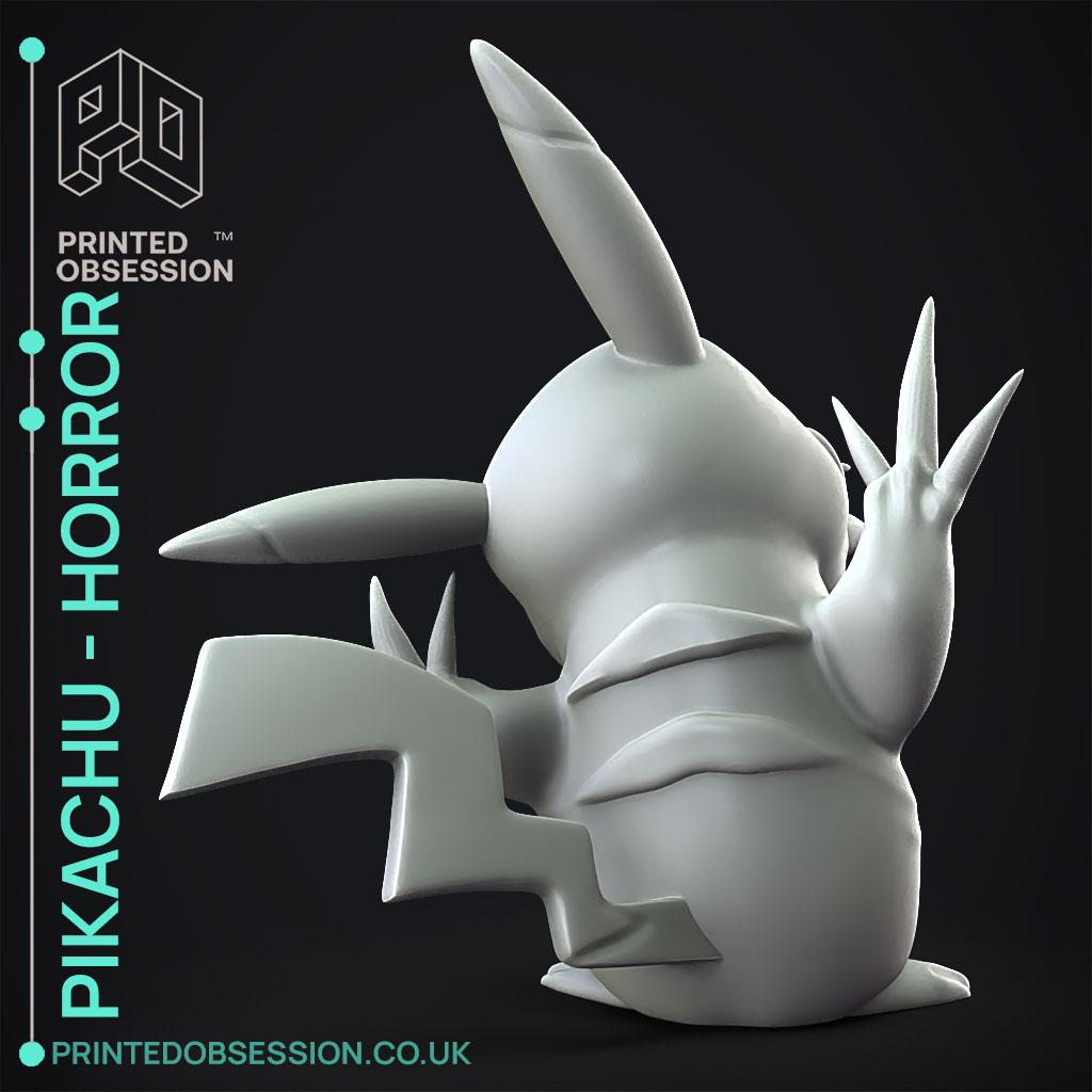 Pikachu Horror - Pokemon - Fan Art 3d model