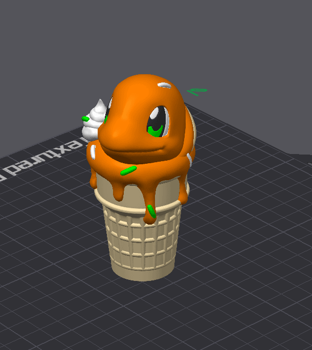 Ice Cream Charmander - Pokemon 3d model