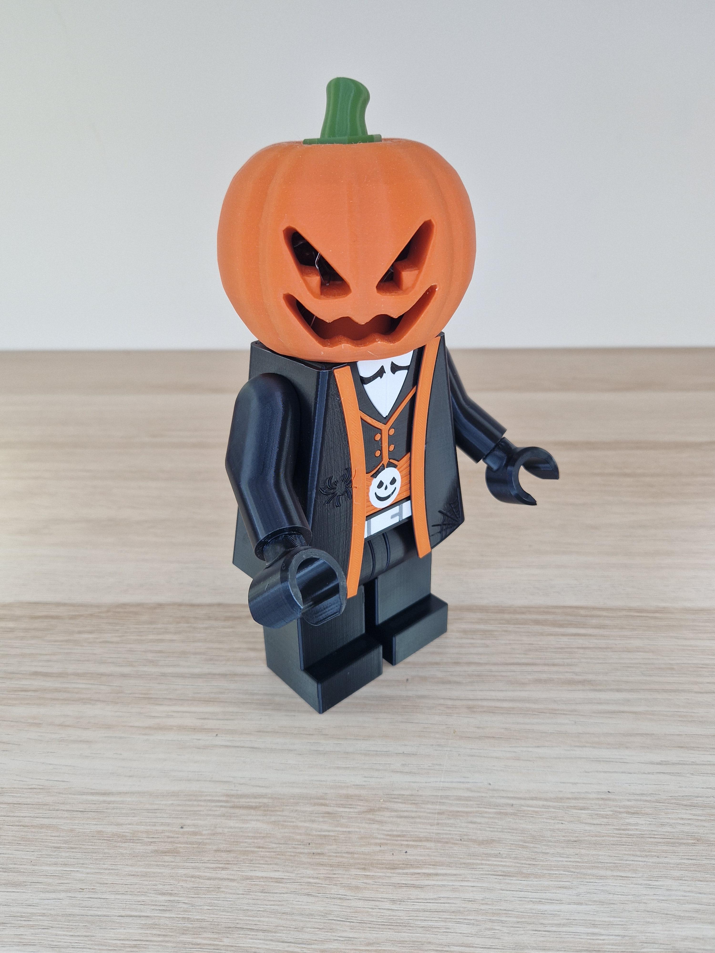 Pumpkin Man Character - Halloween / Décoration 3d model