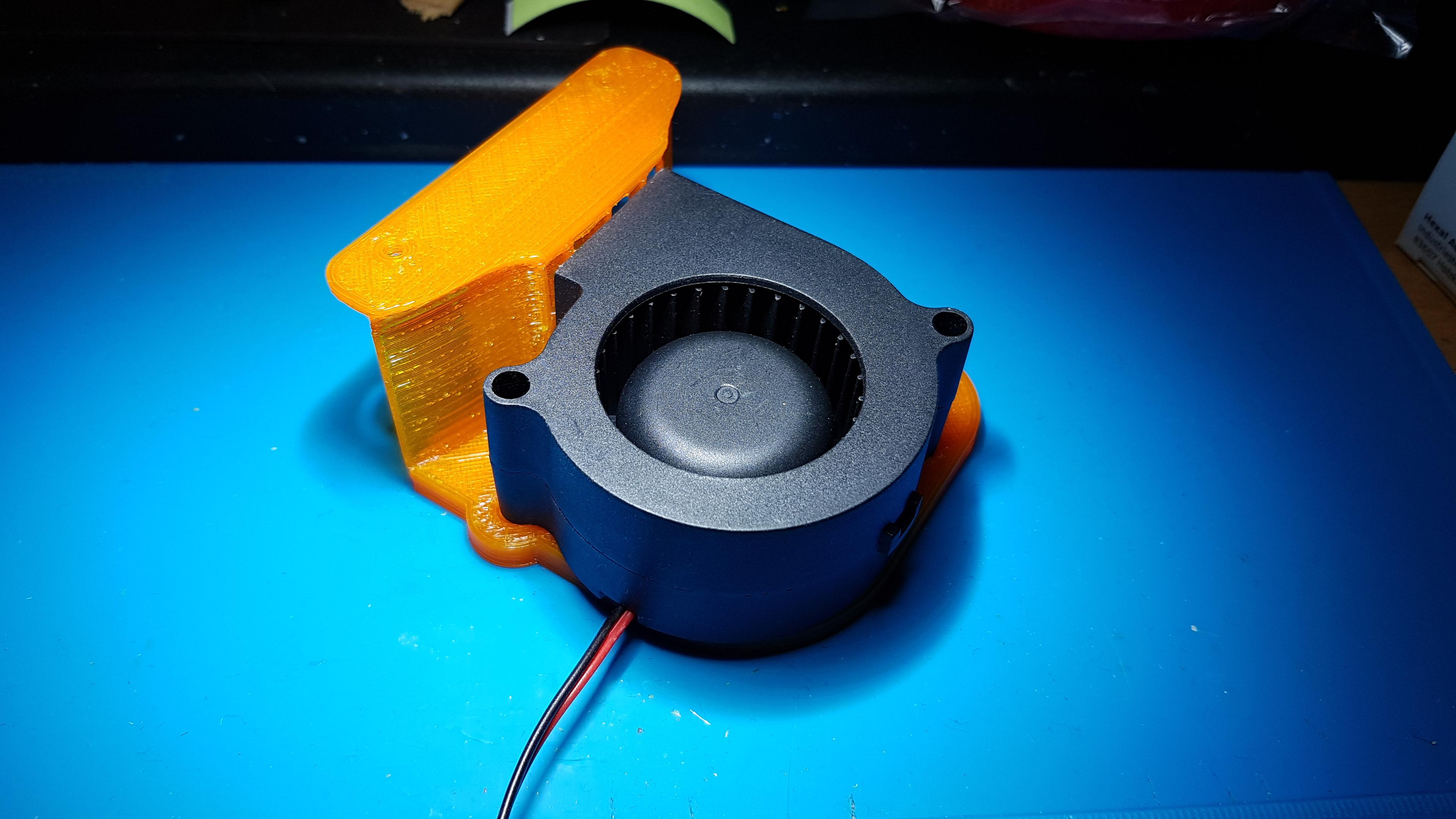 Radial Fan Holder for heatsinks 3d model