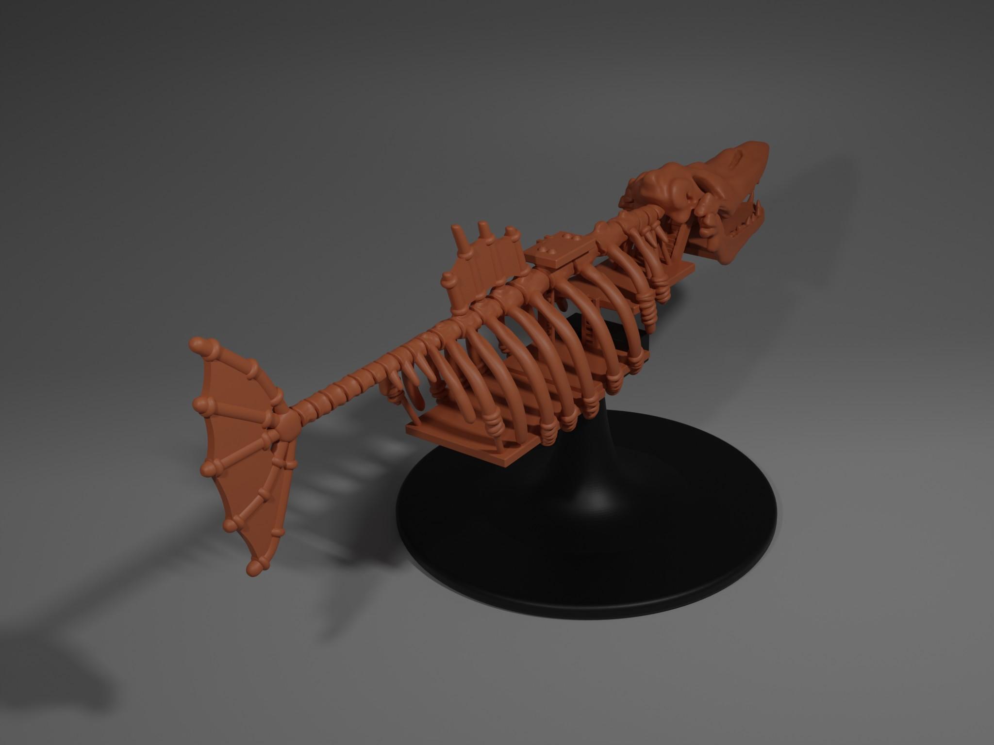 Skeleton Ship Spelljammer Miniature From DnD 2e 3d model