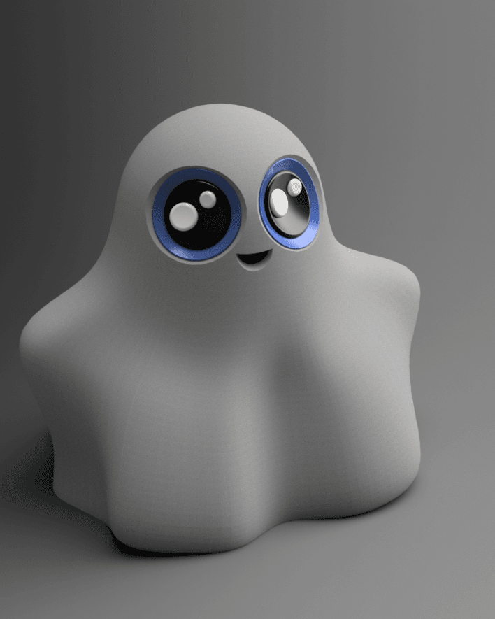 Cute Li'l Ghost 3d model