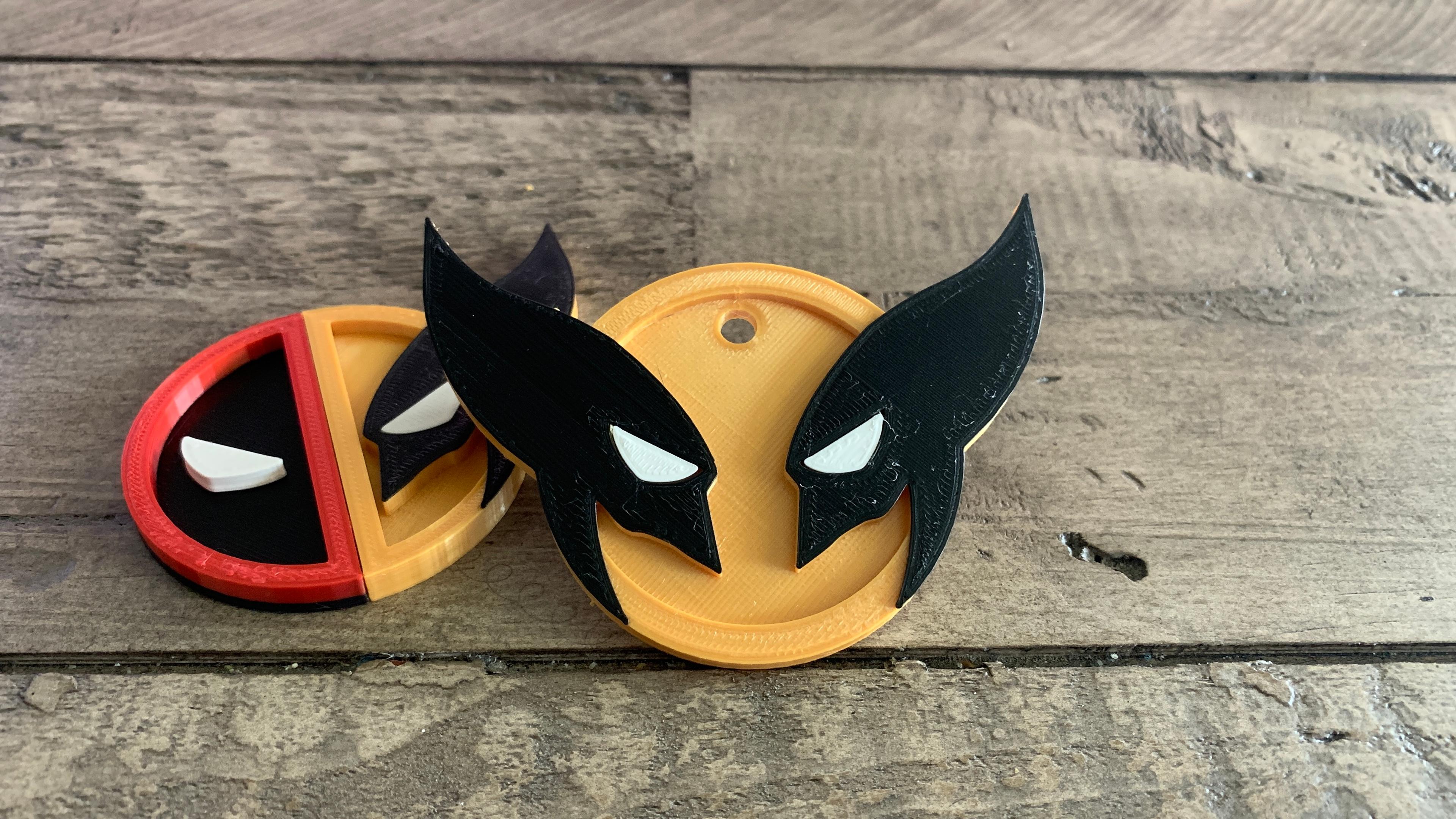 Wolverine keychain 3d model