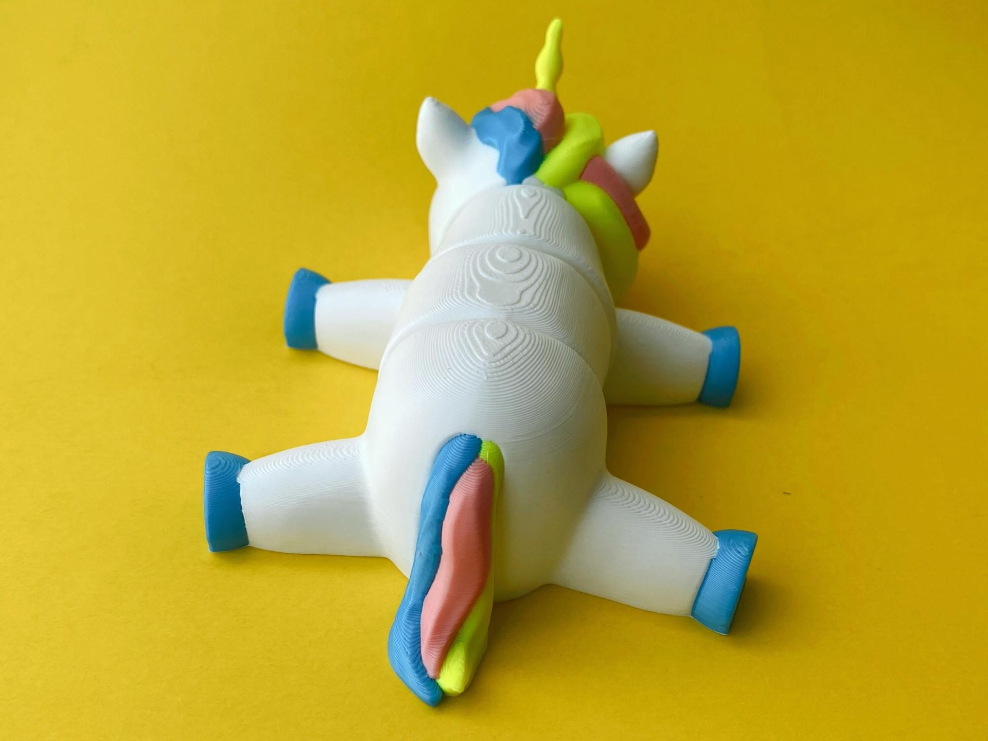 Articulated Unicorn, Cute Flexi Toy 3d model